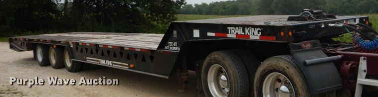 image for item JI9508 2008 Trail King TK110HT-443  drop deck equipment trailer