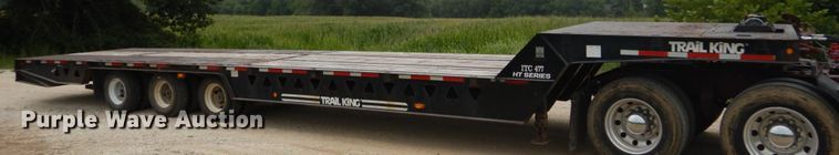 image for item JI9508 2008 Trail King TK110HT-443  drop deck equipment trailer