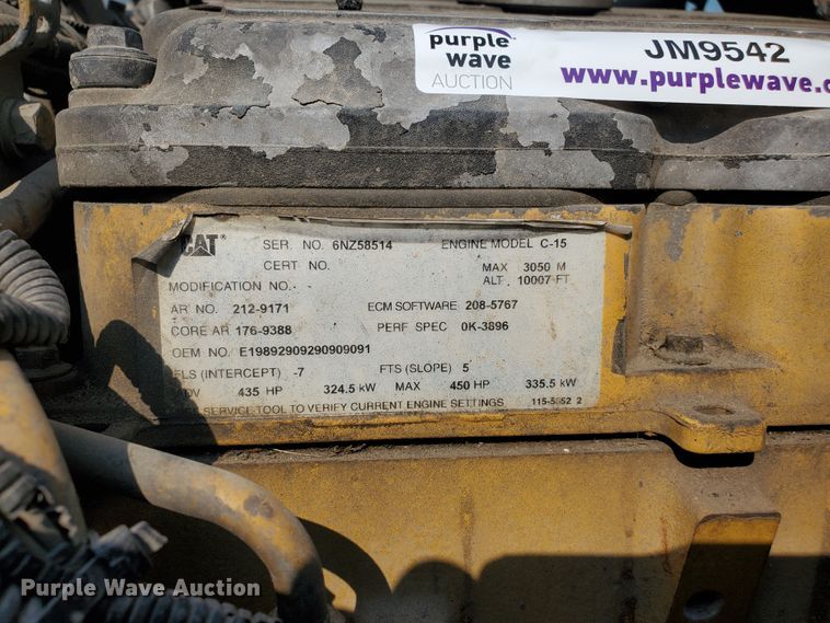 image for item JM9542 Caterpillar C15  engine