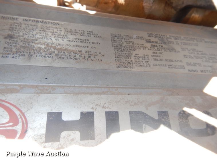 image for item JZ9916 2008 Hino 338  truck cab and chassis