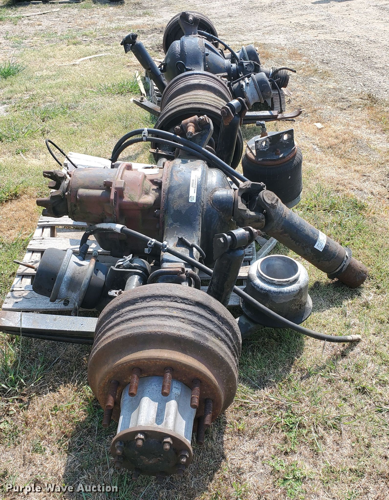 (2) Peterbilt rear axle assemblies in Russell, KS Item JM9548 sold
