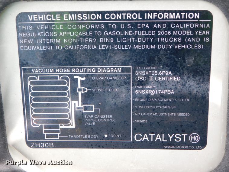 image for item DK8650 2006 Infiniti QX56  SUV