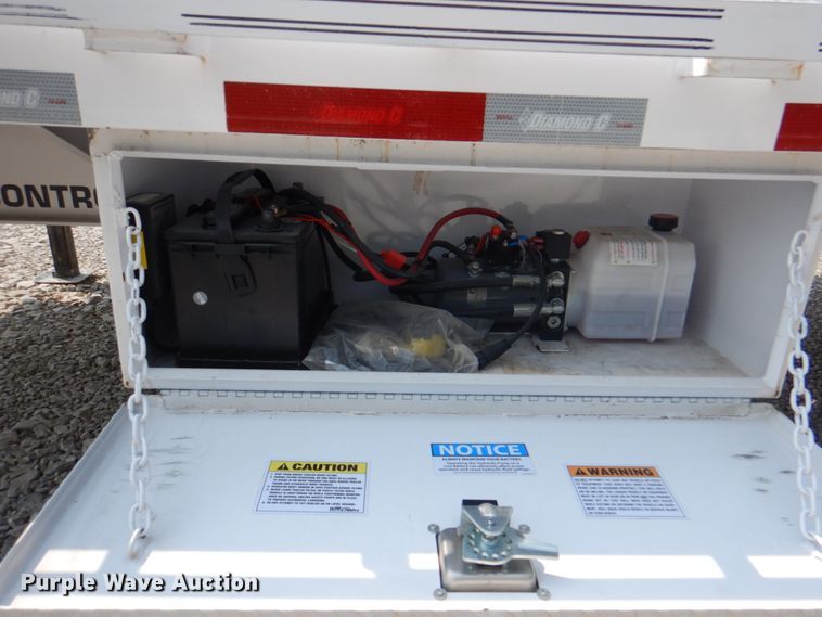 image for item DL0102 2019 Diamond C  tilt deck equipment trailer