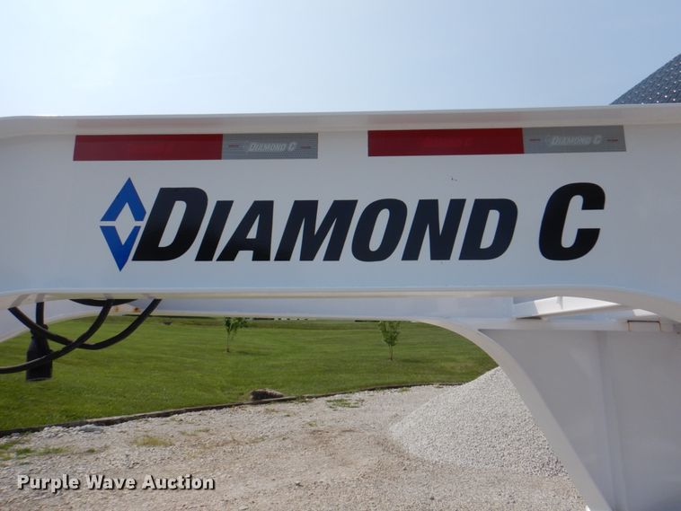 image for item DL0102 2019 Diamond C  tilt deck equipment trailer