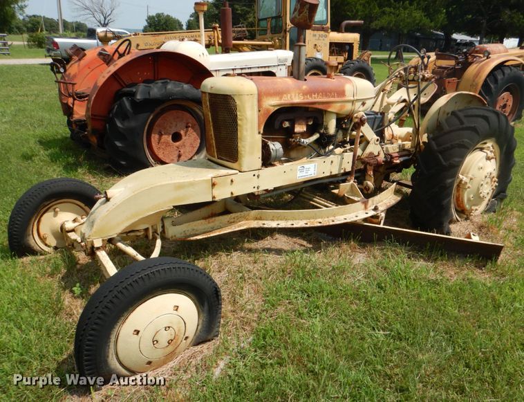 image for item DL0529 Allis Chalmers  rigid frame motor grader