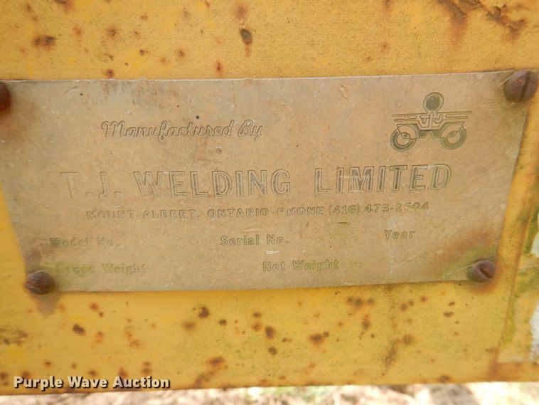image for item DL0535 1978 TJ Welding Limited PA-9C  pole trailer