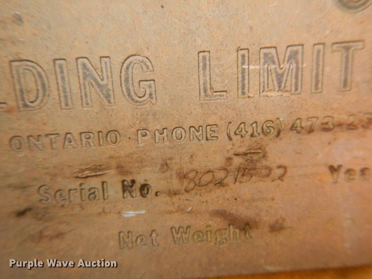 image for item DL0535 1978 TJ Welding Limited PA-9C  pole trailer