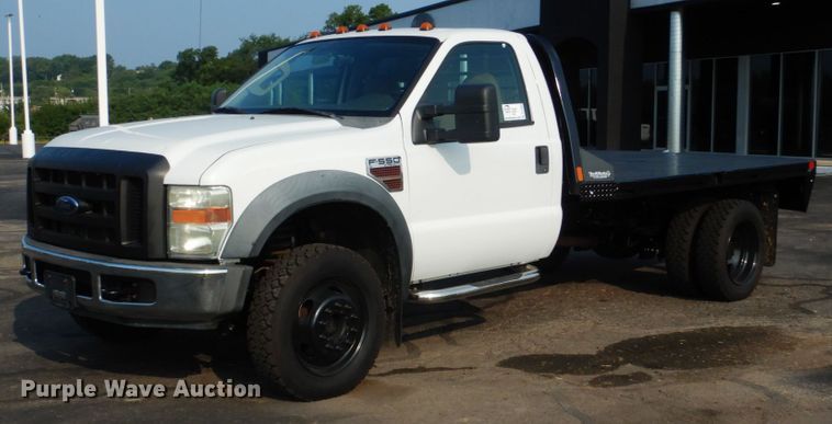 image for item DL4993 2008 Ford F550 Super Duty XL  flatbed truck