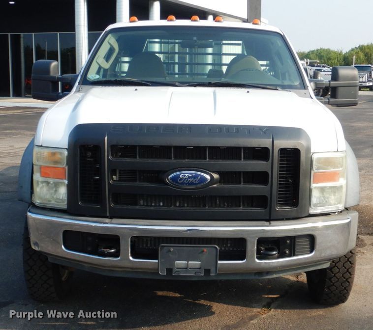 image for item DL4993 2008 Ford F550 Super Duty XL  flatbed truck