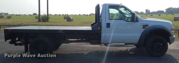 image for item DL4993 2008 Ford F550 Super Duty XL  flatbed truck