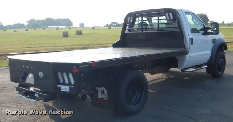 image for item DL4993 2008 Ford F550 Super Duty XL  flatbed truck