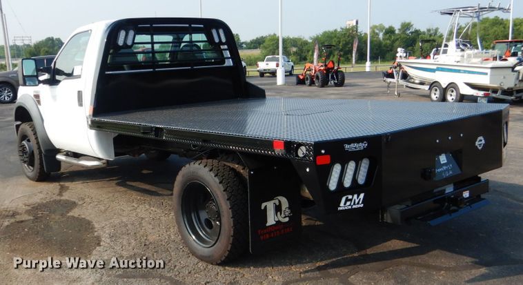 image for item DL4993 2008 Ford F550 Super Duty XL  flatbed truck
