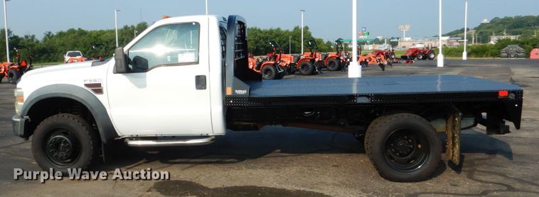 image for item DL4993 2008 Ford F550 Super Duty XL  flatbed truck