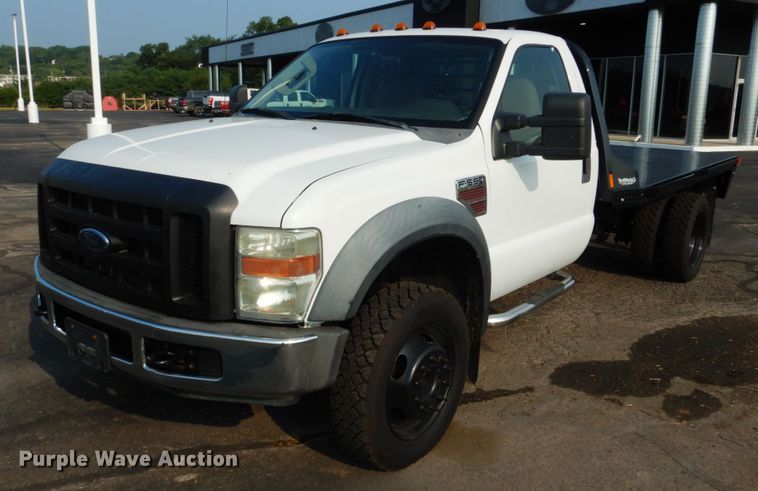 image for item DL4993 2008 Ford F550 Super Duty XL  flatbed truck