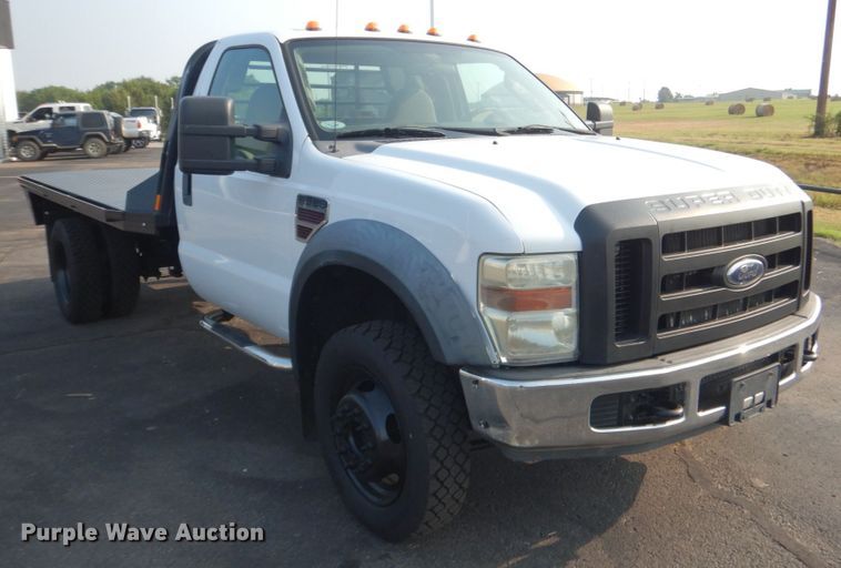 image for item DL4993 2008 Ford F550 Super Duty XL  flatbed truck