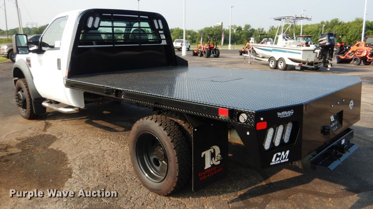 image for item DL4993 2008 Ford F550 Super Duty XL  flatbed truck