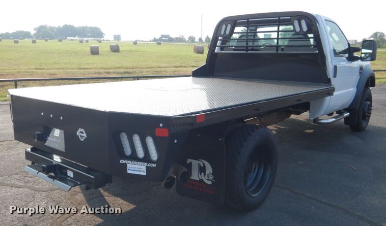 image for item DL4993 2008 Ford F550 Super Duty XL  flatbed truck