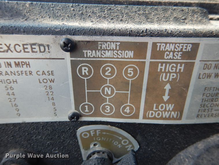 image for item DL4996 1989 Kaiser Jeep M35A2  box truck