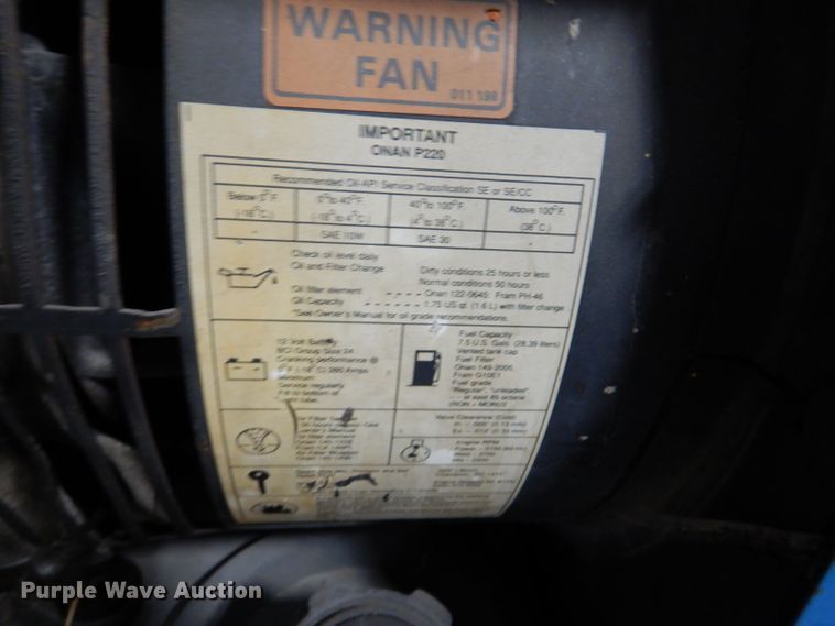 image for item DM1277 Miller Trailblazer 250G  welder