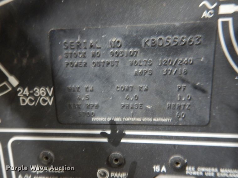 image for item DM1277 Miller Trailblazer 250G  welder