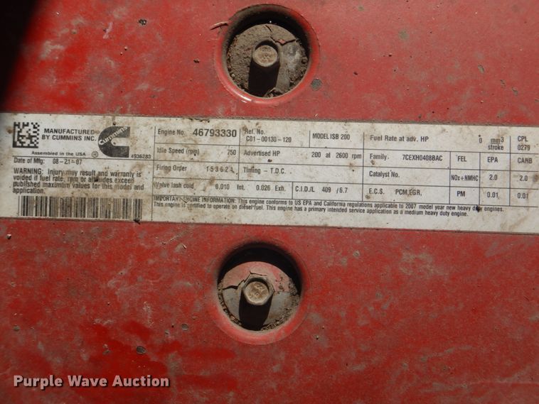 image for item DM3943 2008 Freightliner MT45  delivery truck