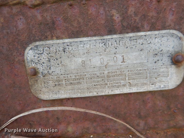 image for item ED9778 John Deere Killefer  box blade