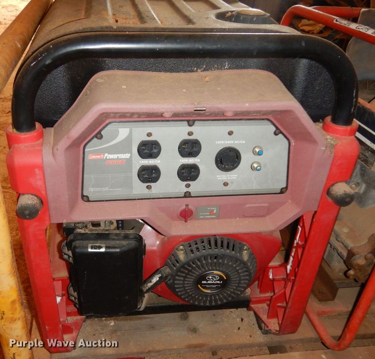 image for item ED9786 Coleman Powermate 6560  generator