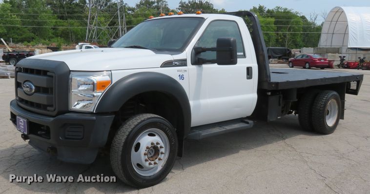 image for item FP9358 2015 Ford F550  flatbed truck