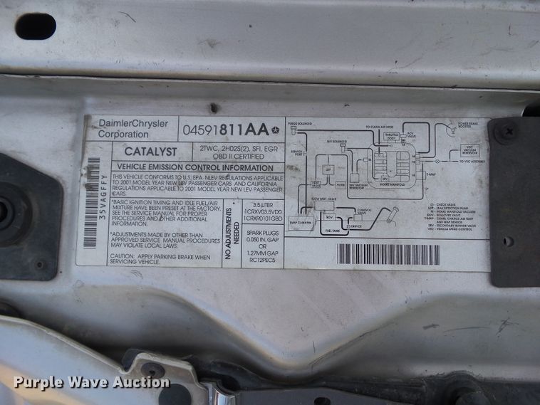 image for item HF9929 2001 Chrysler 300M