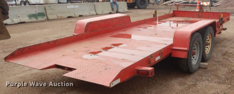 image for item HI9921 2003 DCT T2012  tilt deck equipment trailer