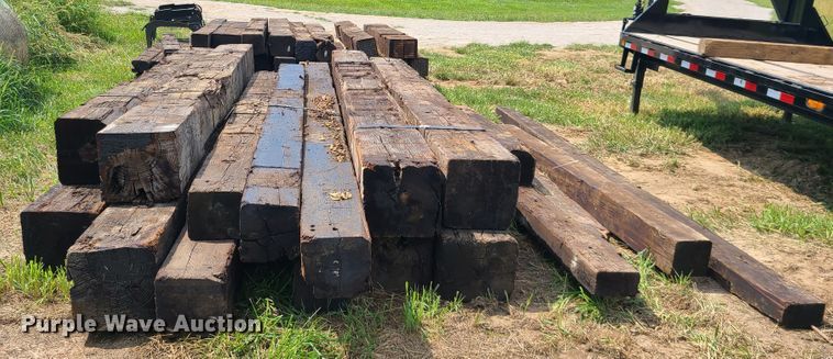 image for item IC9872 Approximately 55 bridge timbers