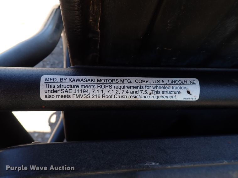 image for item IN9569 2012 Kawasaki Mule 4010  utility vehicle