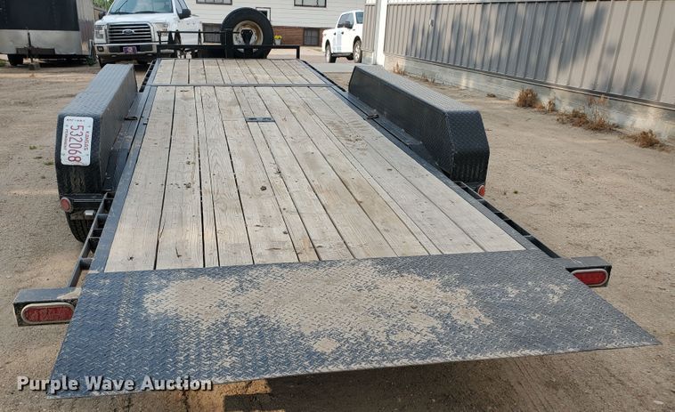 image for item IX9953 2017 PJ T7243  tilt deck equipment trailer
