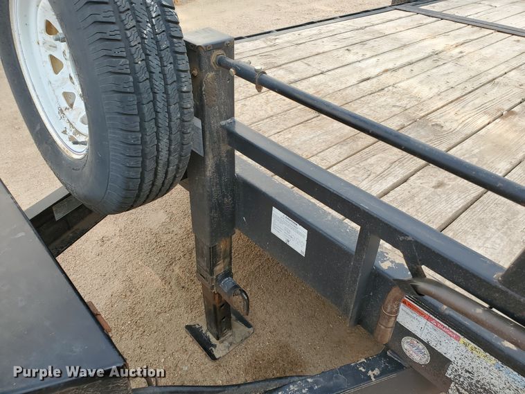 image for item IX9953 2017 PJ T7243  tilt deck equipment trailer