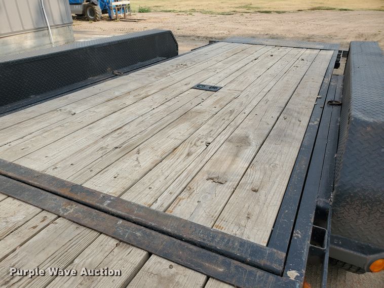 image for item IX9953 2017 PJ T7243  tilt deck equipment trailer