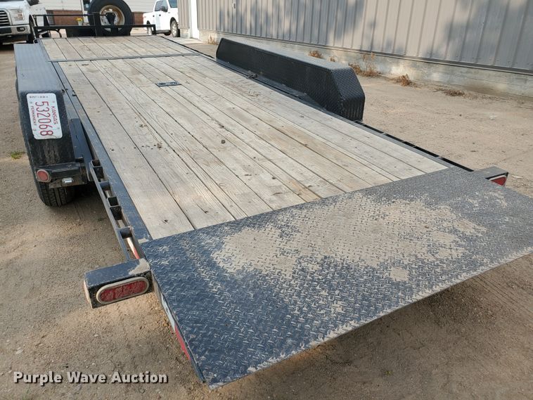 image for item IX9953 2017 PJ T7243  tilt deck equipment trailer