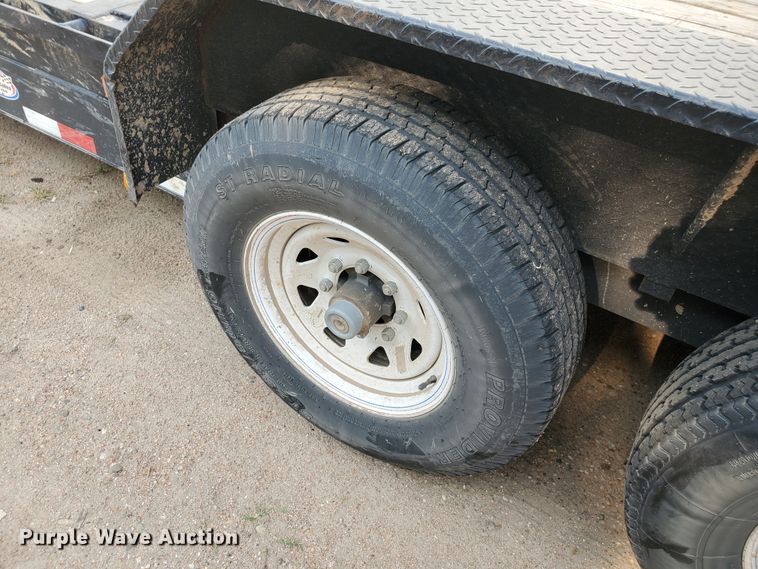 image for item IX9953 2017 PJ T7243  tilt deck equipment trailer