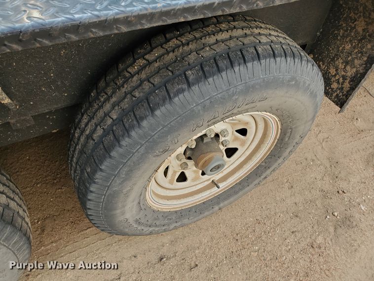 image for item IX9953 2017 PJ T7243  tilt deck equipment trailer