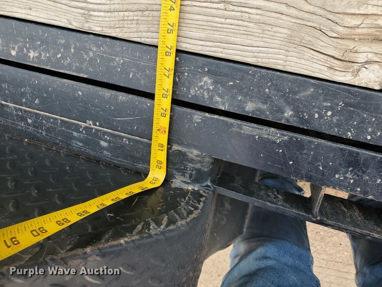 image for item IX9953 2017 PJ T7243  tilt deck equipment trailer