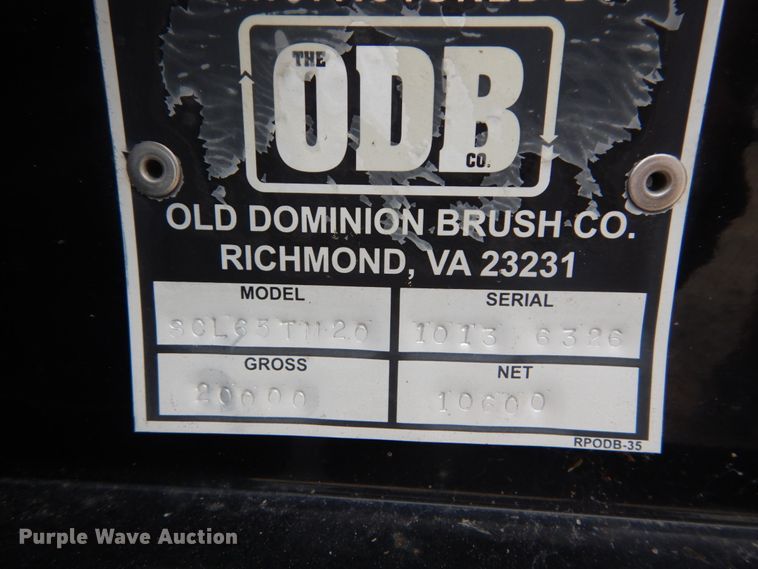 image for item JI9506 2013 ODB SCL65  leaf vacuum trailer