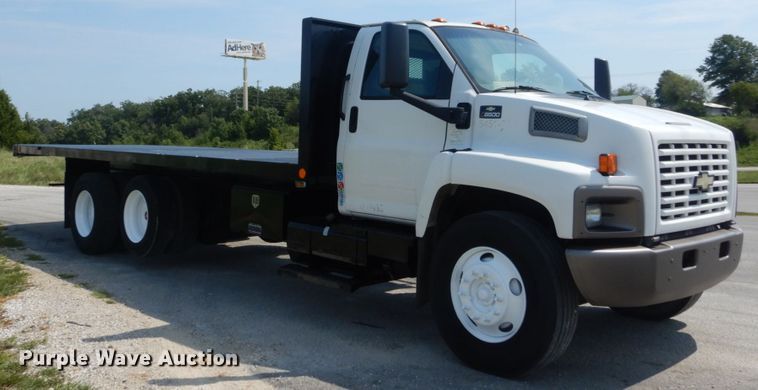 image for item JI9517 2004 Chevrolet C8500  dump flatbed truck
