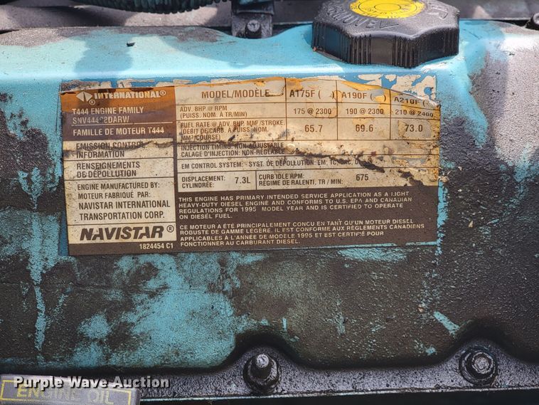 image for item KD9396 1995 International 3800  school bus