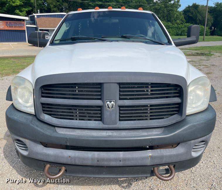 image for item KK9632 2008 Dodge Ram 4500  flatbed truck