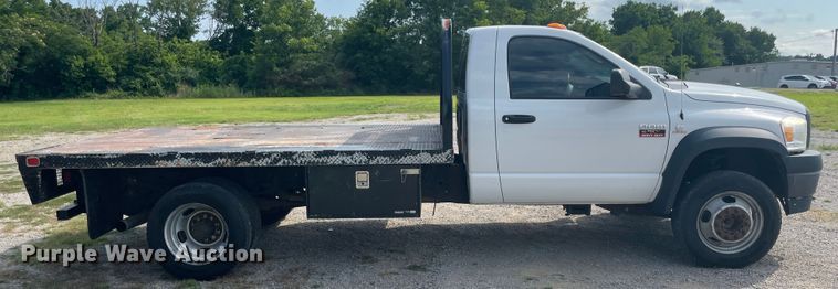 image for item KK9632 2008 Dodge Ram 4500  flatbed truck