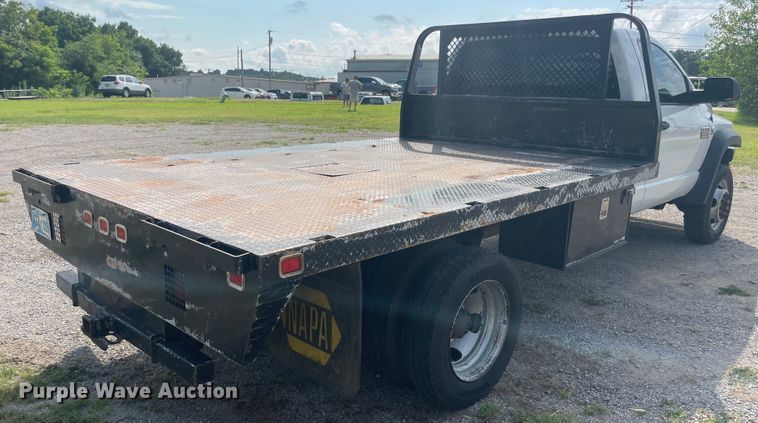 image for item KK9632 2008 Dodge Ram 4500  flatbed truck