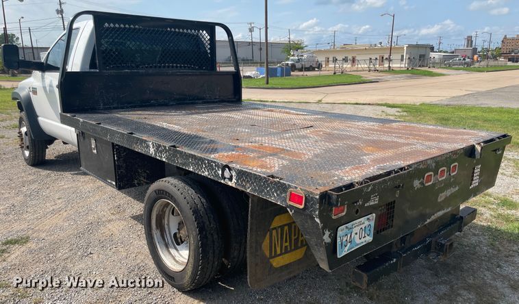 image for item KK9632 2008 Dodge Ram 4500  flatbed truck