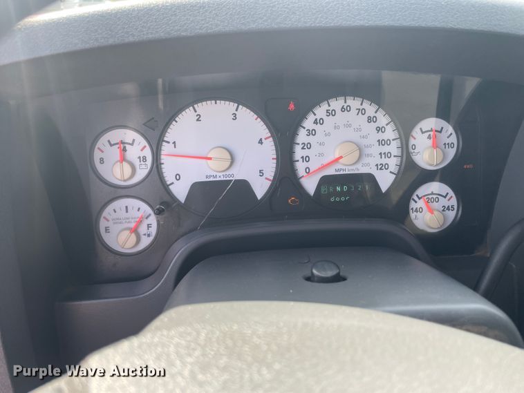 image for item KK9632 2008 Dodge Ram 4500  flatbed truck