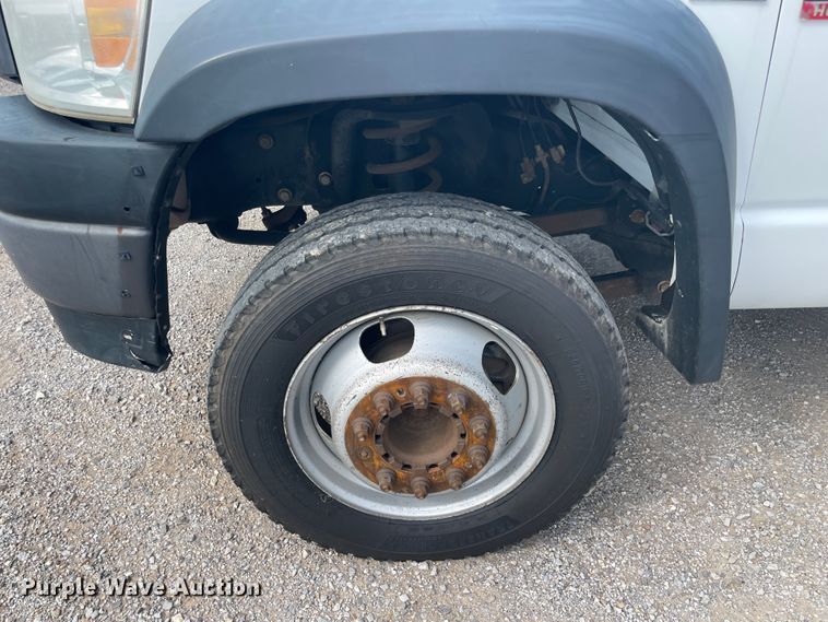 image for item KK9632 2008 Dodge Ram 4500  flatbed truck