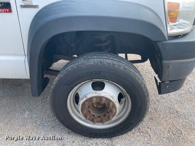 image for item KK9632 2008 Dodge Ram 4500  flatbed truck