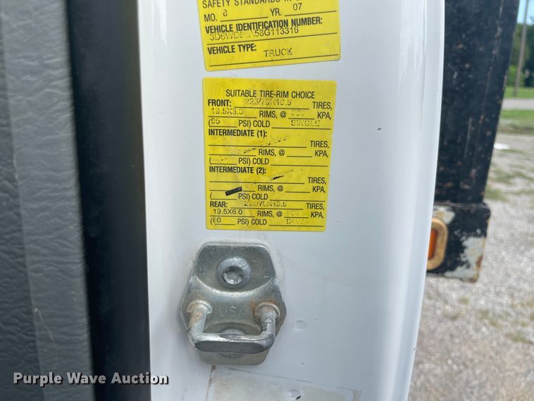 image for item KK9632 2008 Dodge Ram 4500  flatbed truck